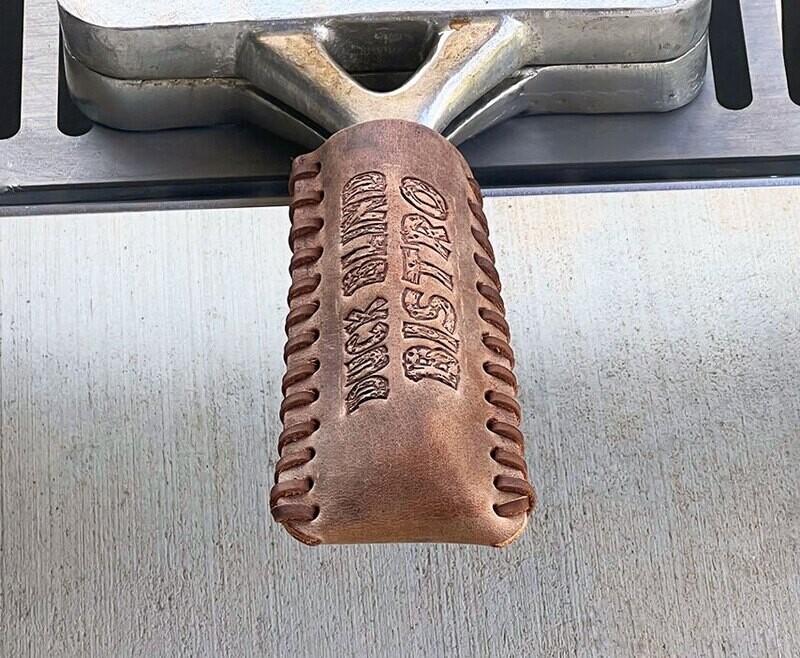 Leather Handle Cover - Woven