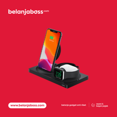 Belkin BOOST↑CHARGE™ 3-in-1 Wireless Charger for iPhone + Apple Watch + AirPods