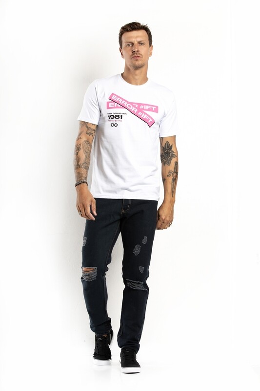 Camiseta Masculina Estampada - Error