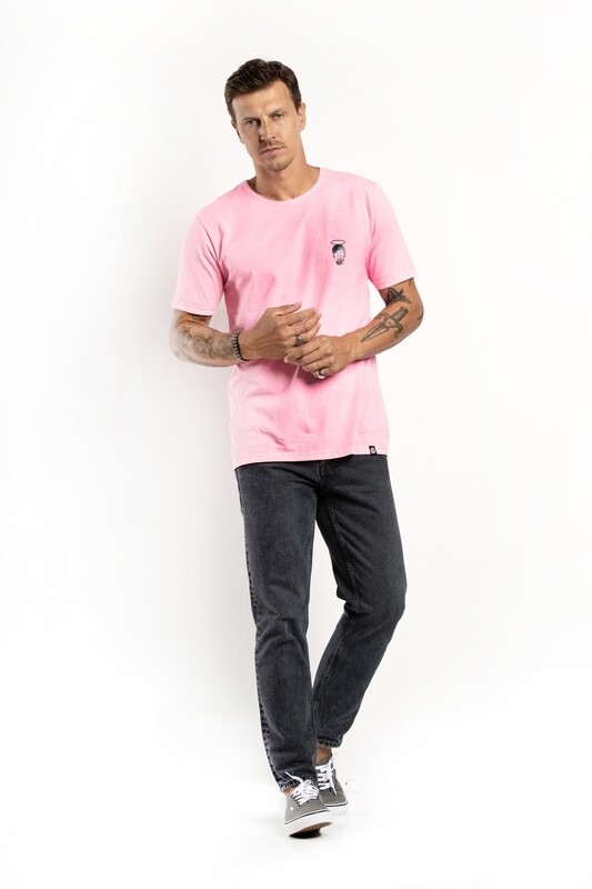 Camiseta Masculina Estampada -  Caveira