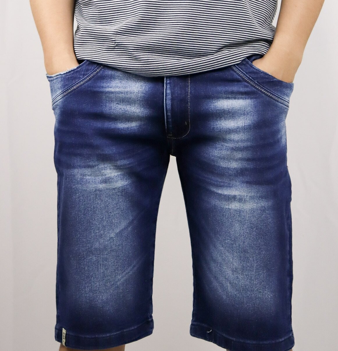 Bermuda Jeans Masculina - Azul Escuro