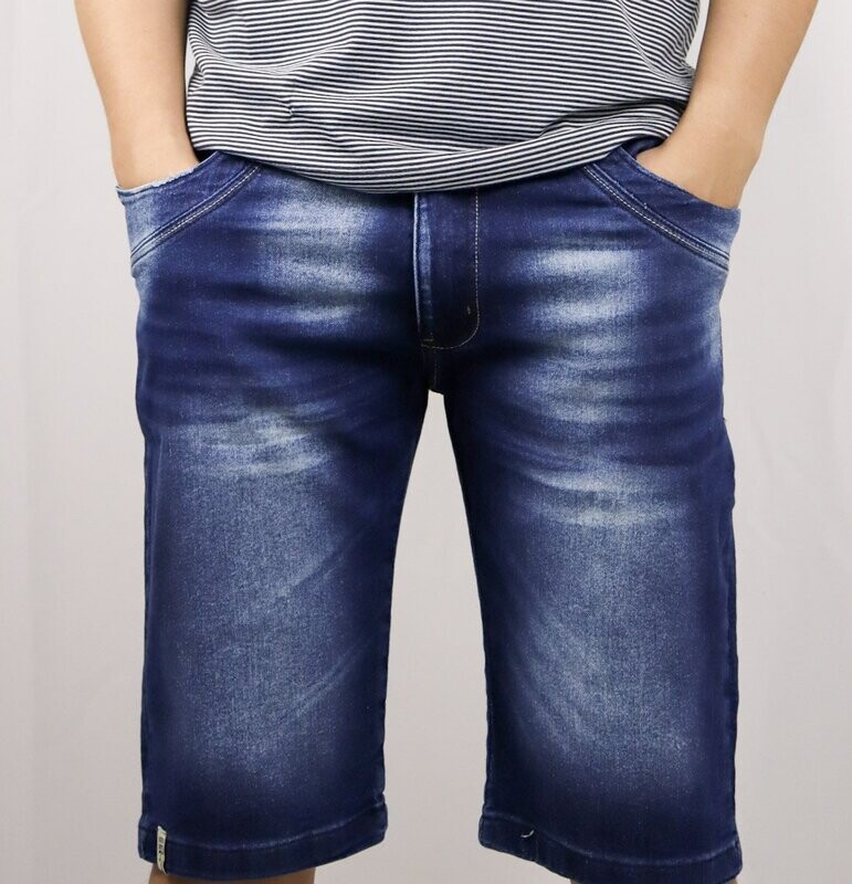 Bermuda Jeans Masculina - Azul Escuro