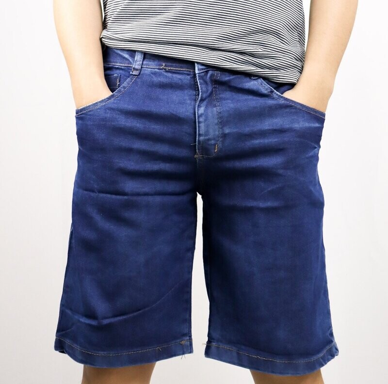 Bermuda Jeans Masculina - Azul
