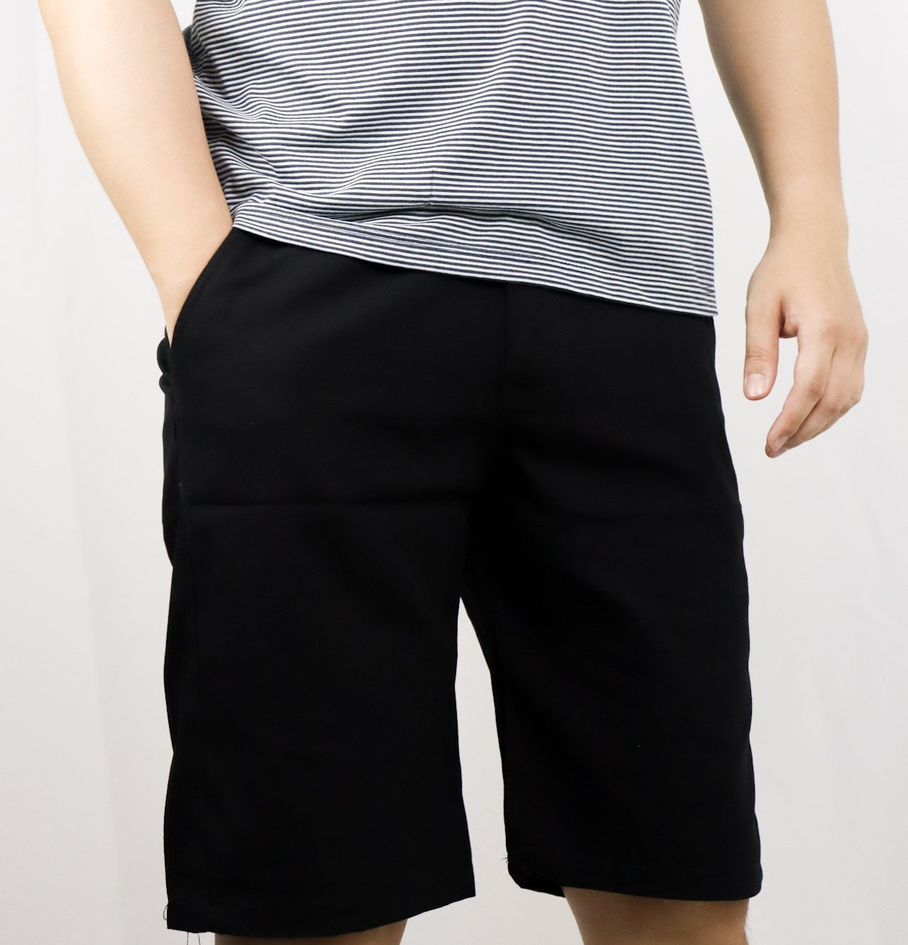 Bermuda Jeans Masculina - Preto