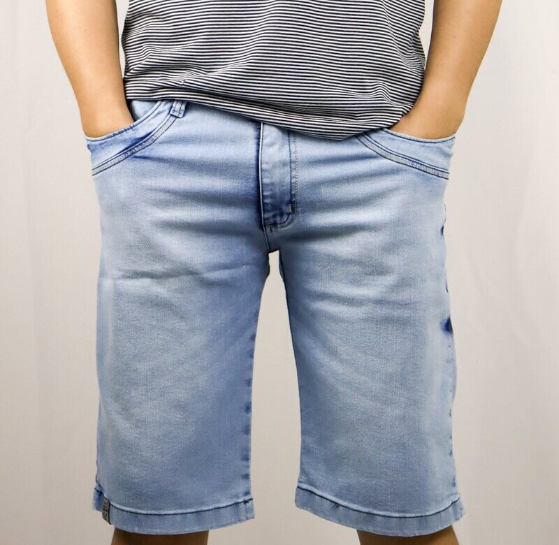 Bermuda Jeans Masculina - Azul Claro