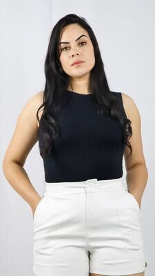 Shorts Cintura Alta Feminino - Eco