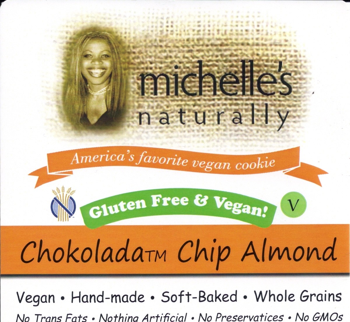 Gluten Free Vegan Chocolate Chip Almond Cookie