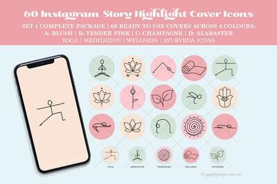 60 Yoga Instagram Story Highlight Cover Icons – Set 1 Bundle | BLUSH, TENDER PINK, CHAMPAGNE, ALABASTER | Line Icons | Web icons | Meditation Icons | Wellness Icons | Ayurveda Icons | Instant download 60 Yoga Instagram Story Highlight Cover Icons – Set 1 Bundle | BLUSH, TENDER PINK, CHAMPAGNE, ALABASTER | Line Icons | Web icons | Meditation Icons | Wellness Icons | Ayurveda Icons | Instant download