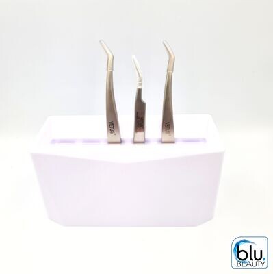 TWEEZER STAND - 6-HOLE, WHITE
