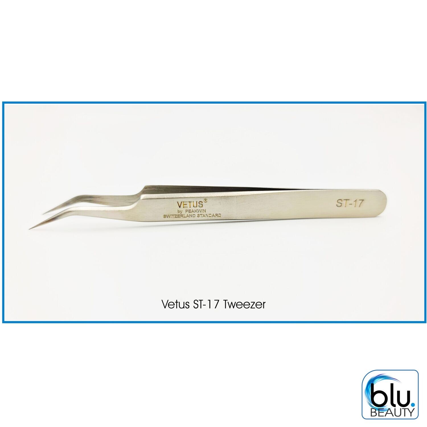 CURVED LASH EXTENSION TWEEZERS - ST-17