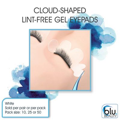 CLOUD-SHAPED LINT-FREE EYEPADS