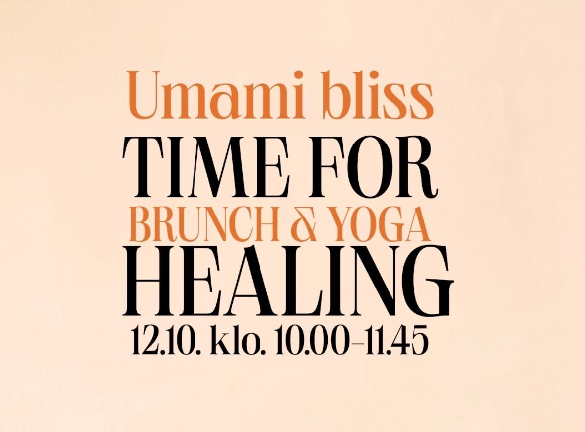 Brunch &amp; Yoga 12.10. klo 10-11.45