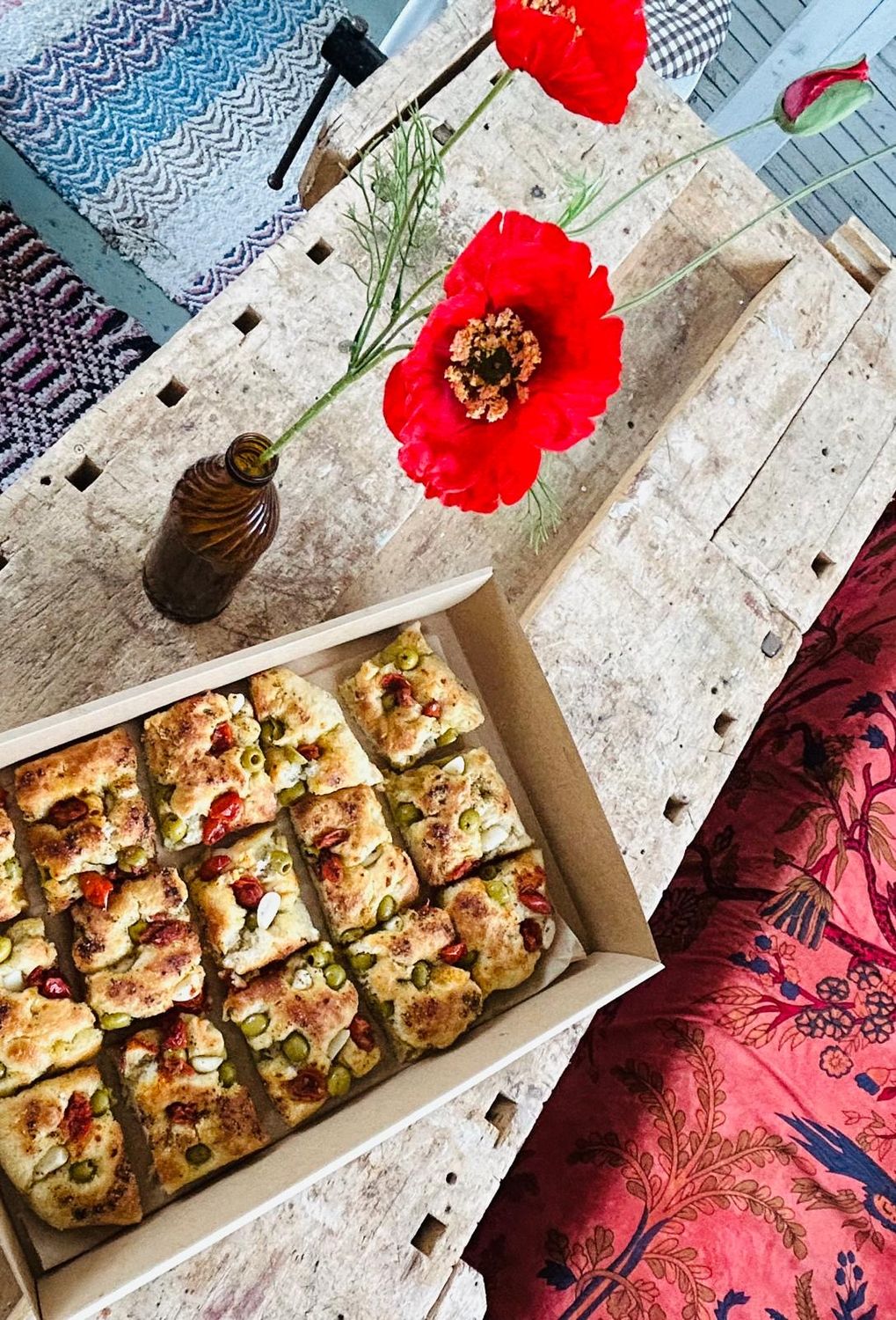 Focaccia, 15 palaa