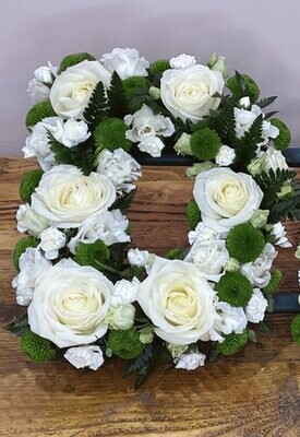 (Spell any name or word) Funeral Flowers Tribute LOOSE (choose your colours)