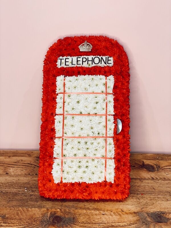 Telephone Box Funeral Tribute
