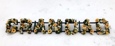 GRANDAD Funeral Flowers Tribute loose (choose your colours)