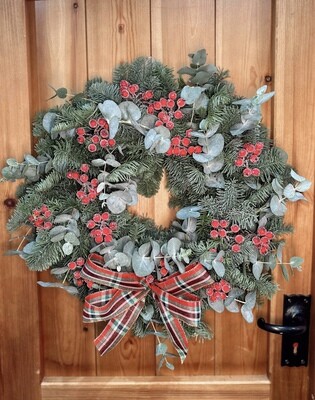 Christmas Wreath Rudolph