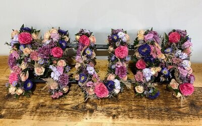 MUM Funeral Flowers Tribute LOOSE (choose your colours)