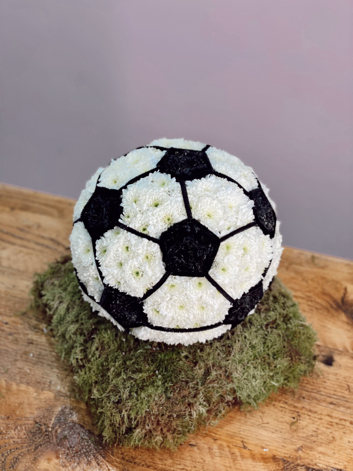 3D Football Funeral Tribute