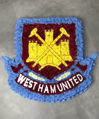 Westham United Logo Funeral Tribute (other football teams available email to discuss)
