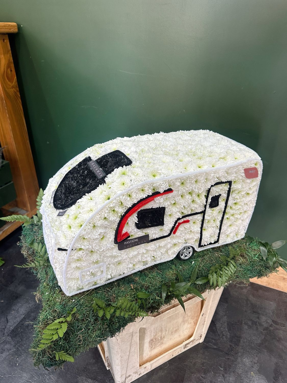 Caravan Funeral Tribute 3D (pastiche coachman caravan funeral tribute)