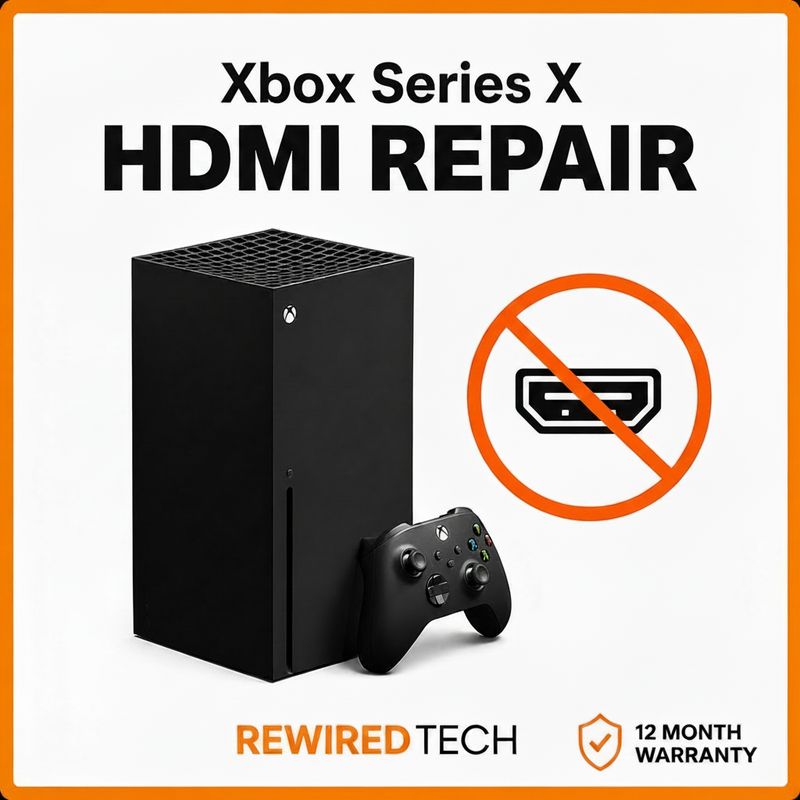 Xbox Series X - No Display (HDMI Port Replacement)