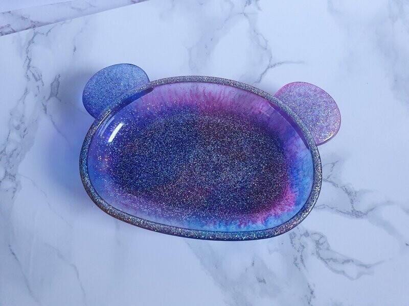 Coupelle tête d'ourson effet galaxy