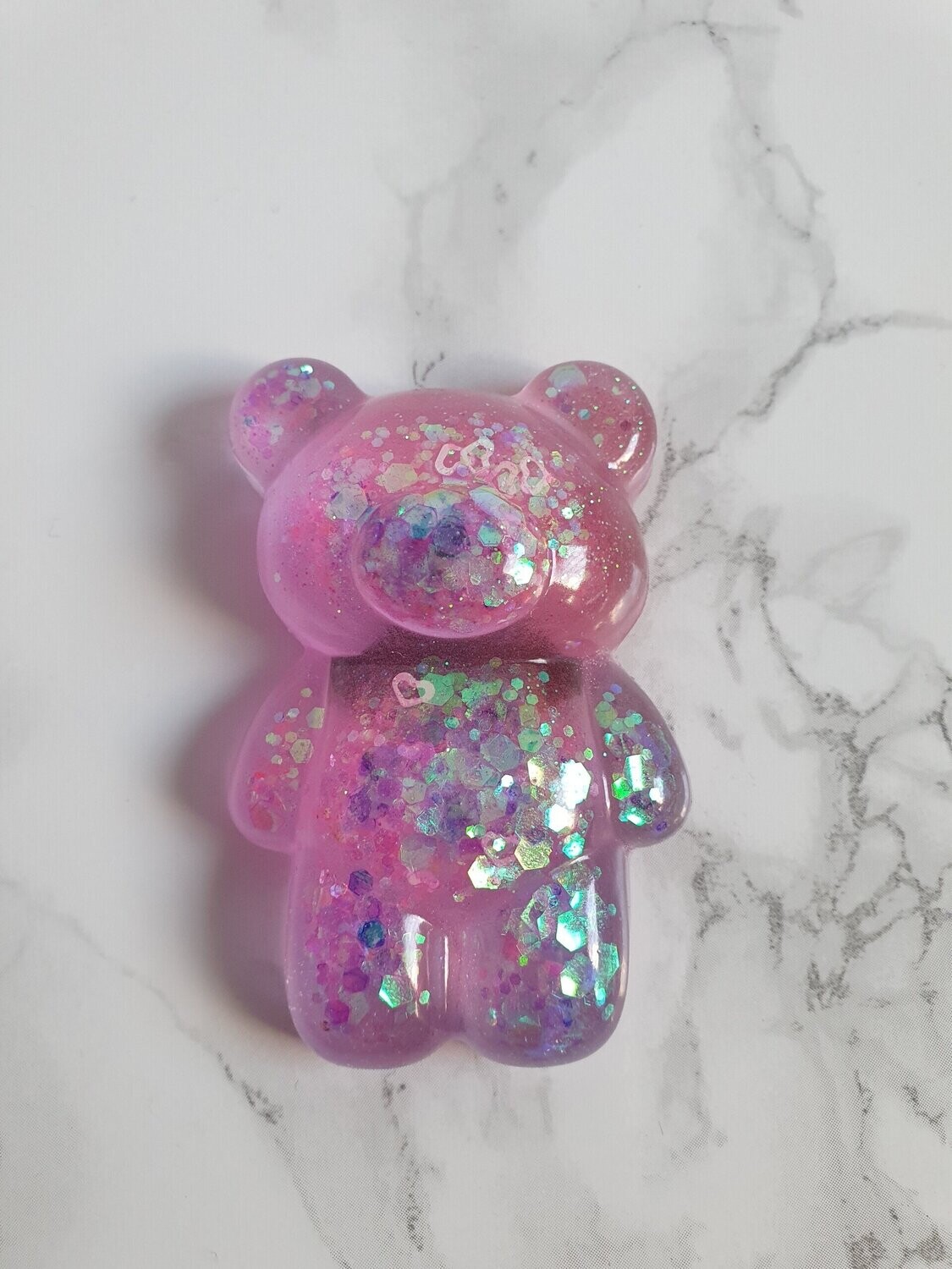 Magnet Ourson rose à paillettes