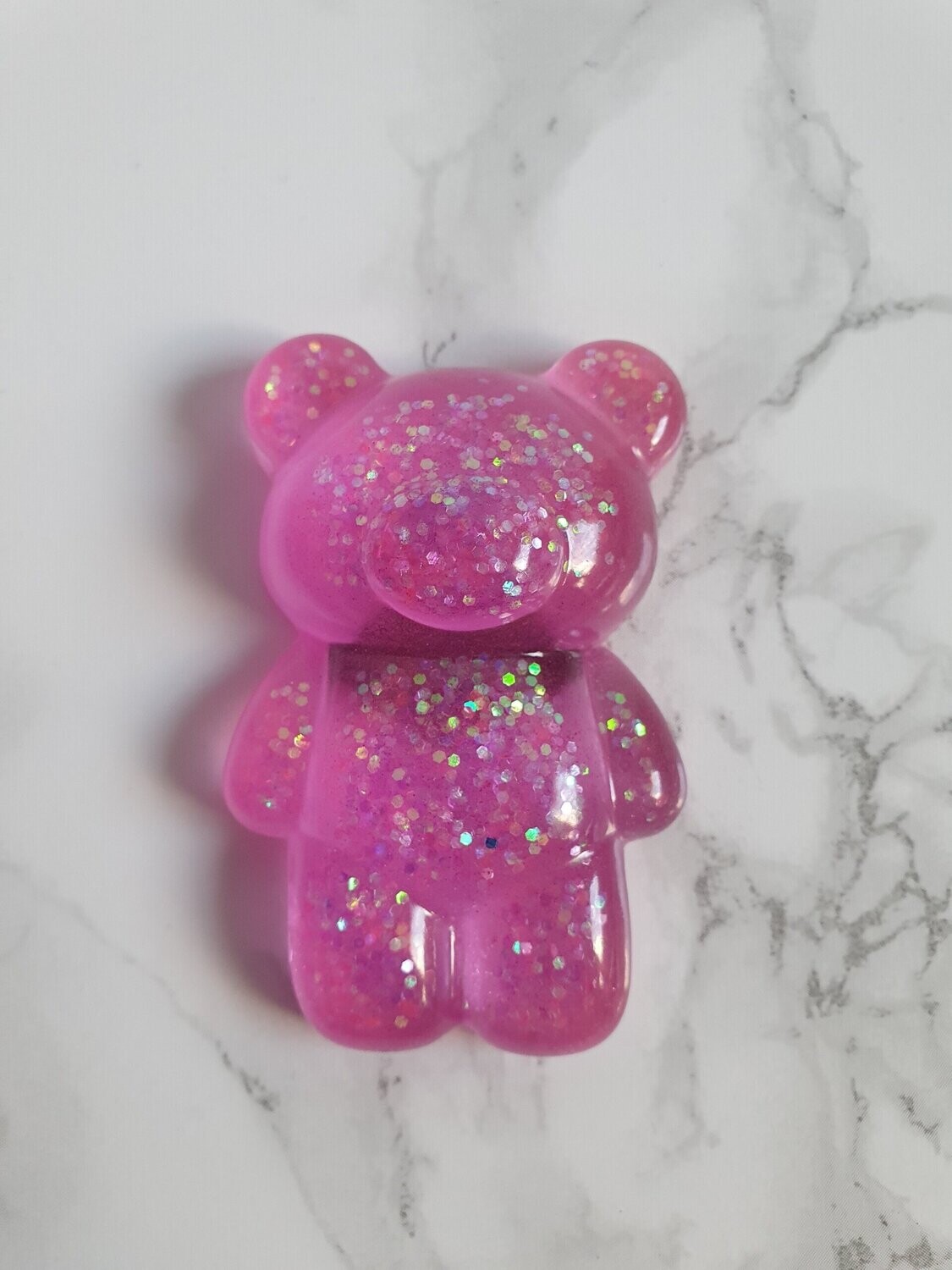 Magnet Ourson rose à paillettes