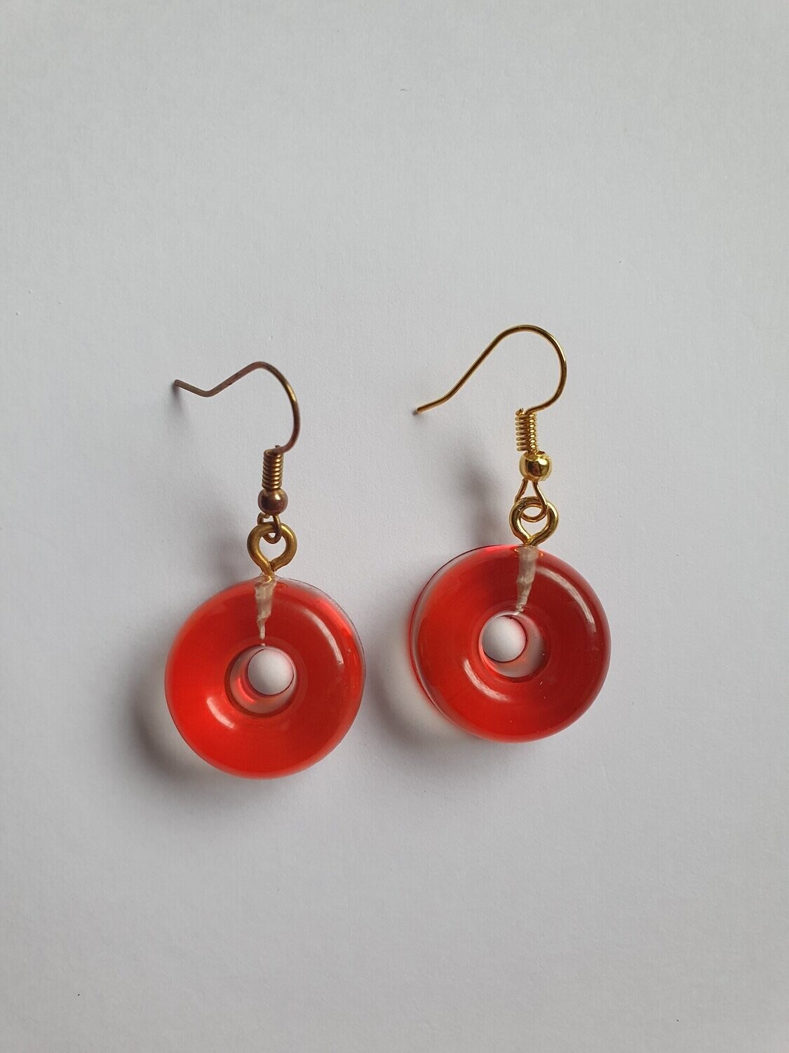 Boucles d'oreilles Donuts oranges