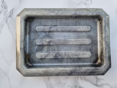 Porte Savon rectangle marbré