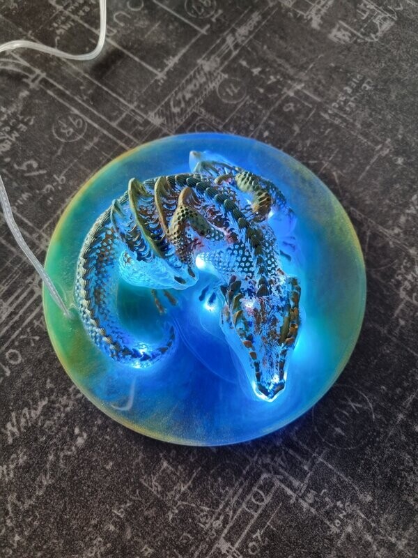Veilleuse dragon personnalisée
