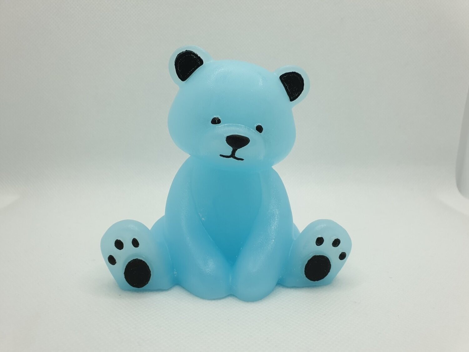 Gros ourson bleu pastel