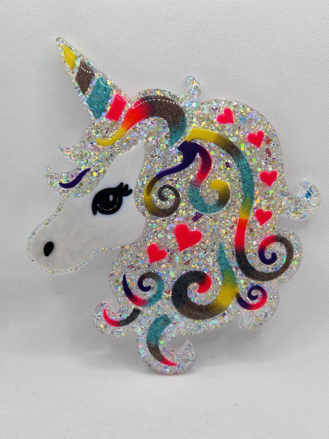 Tête de licorne murale personnalisée