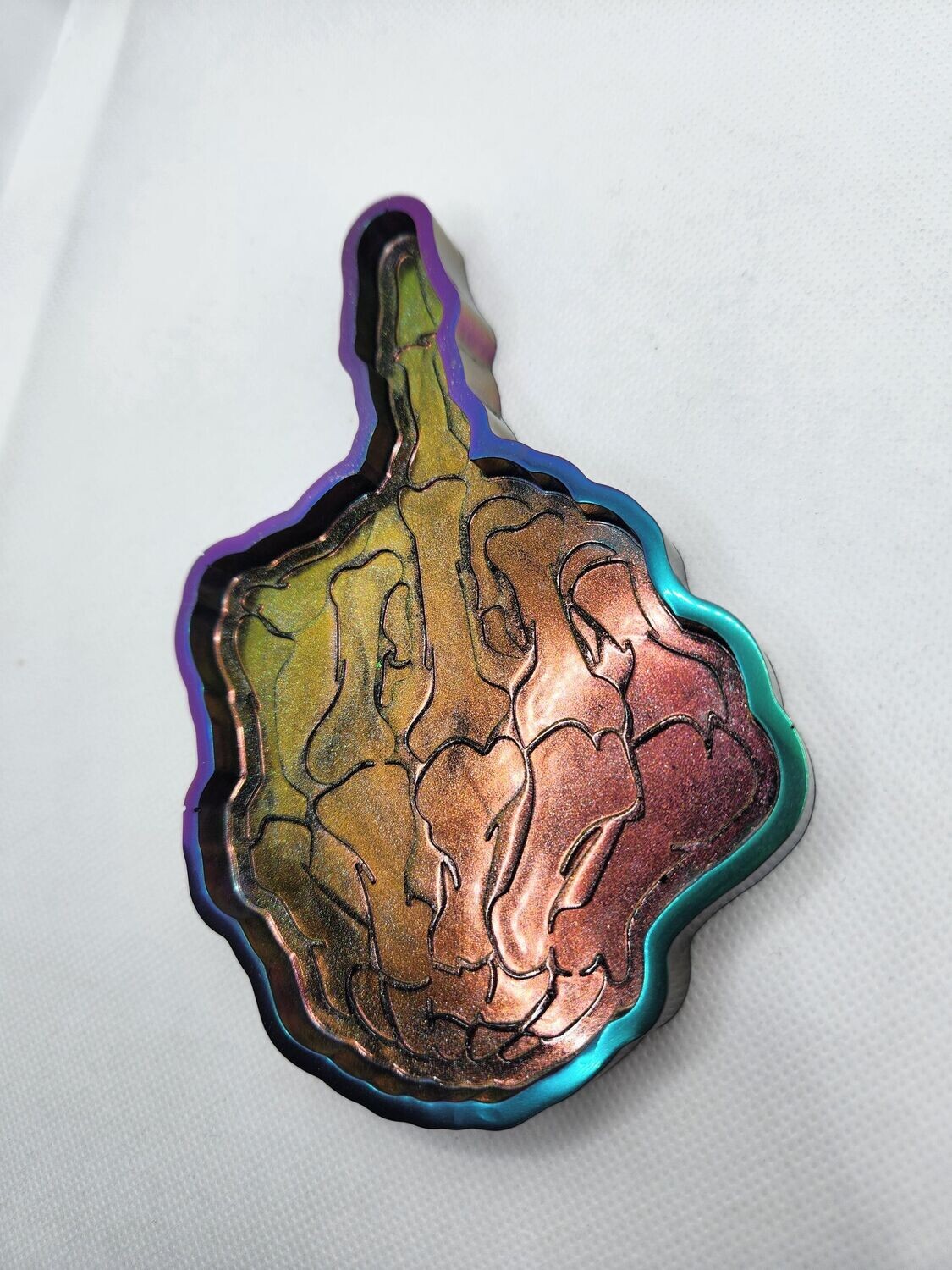 Vide poche Fuck skull caméléon
