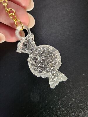 Porte clé bonbon effet diamant