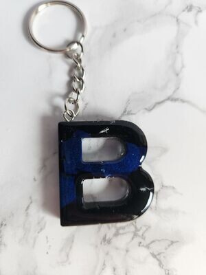 B noir et bleu