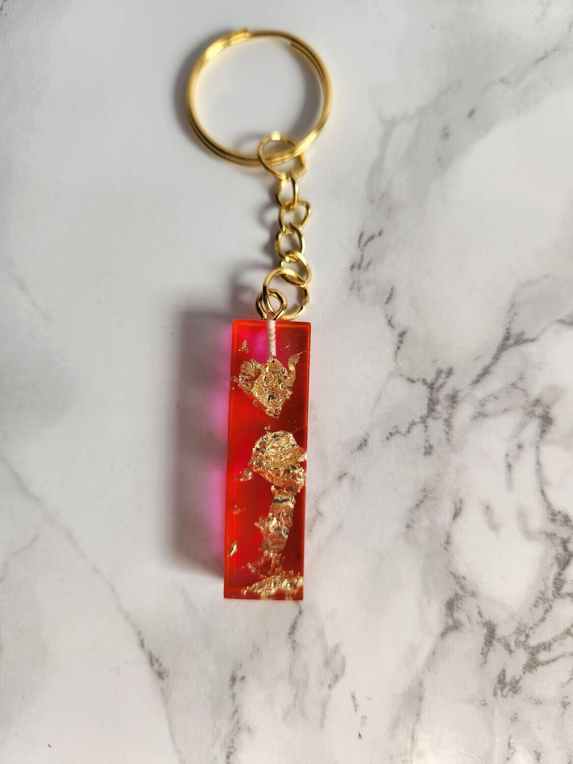 I rose fluo feuille d'or