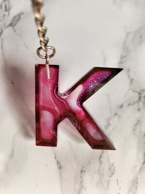 K encre alcool violet rouge