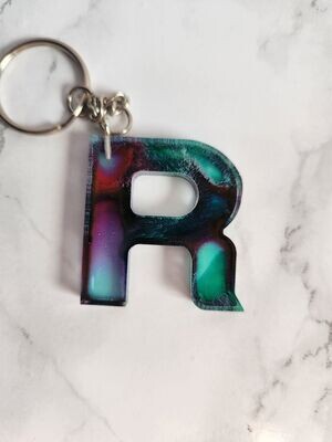 R encre alcool multicolore