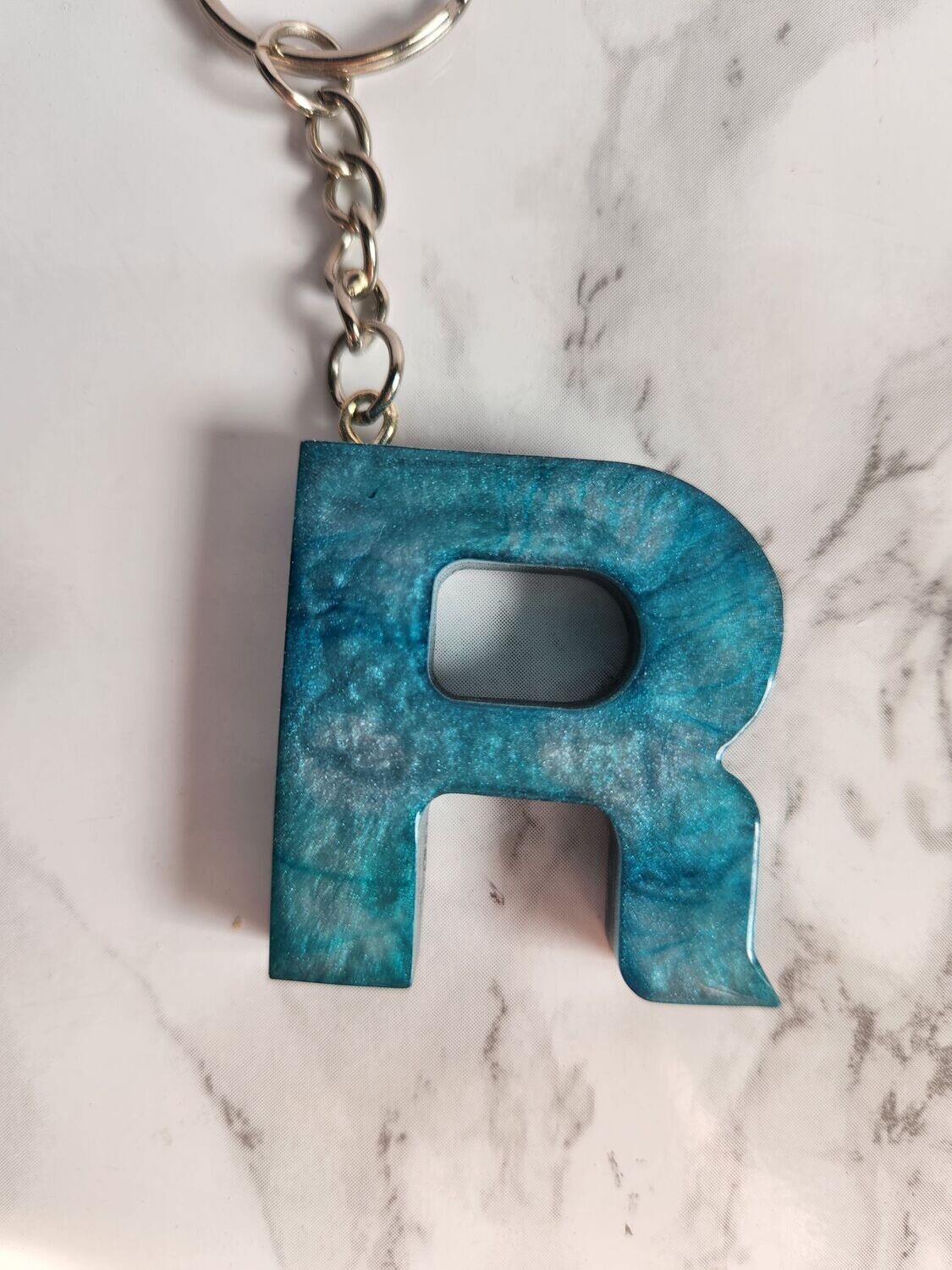 R marbré turquoise