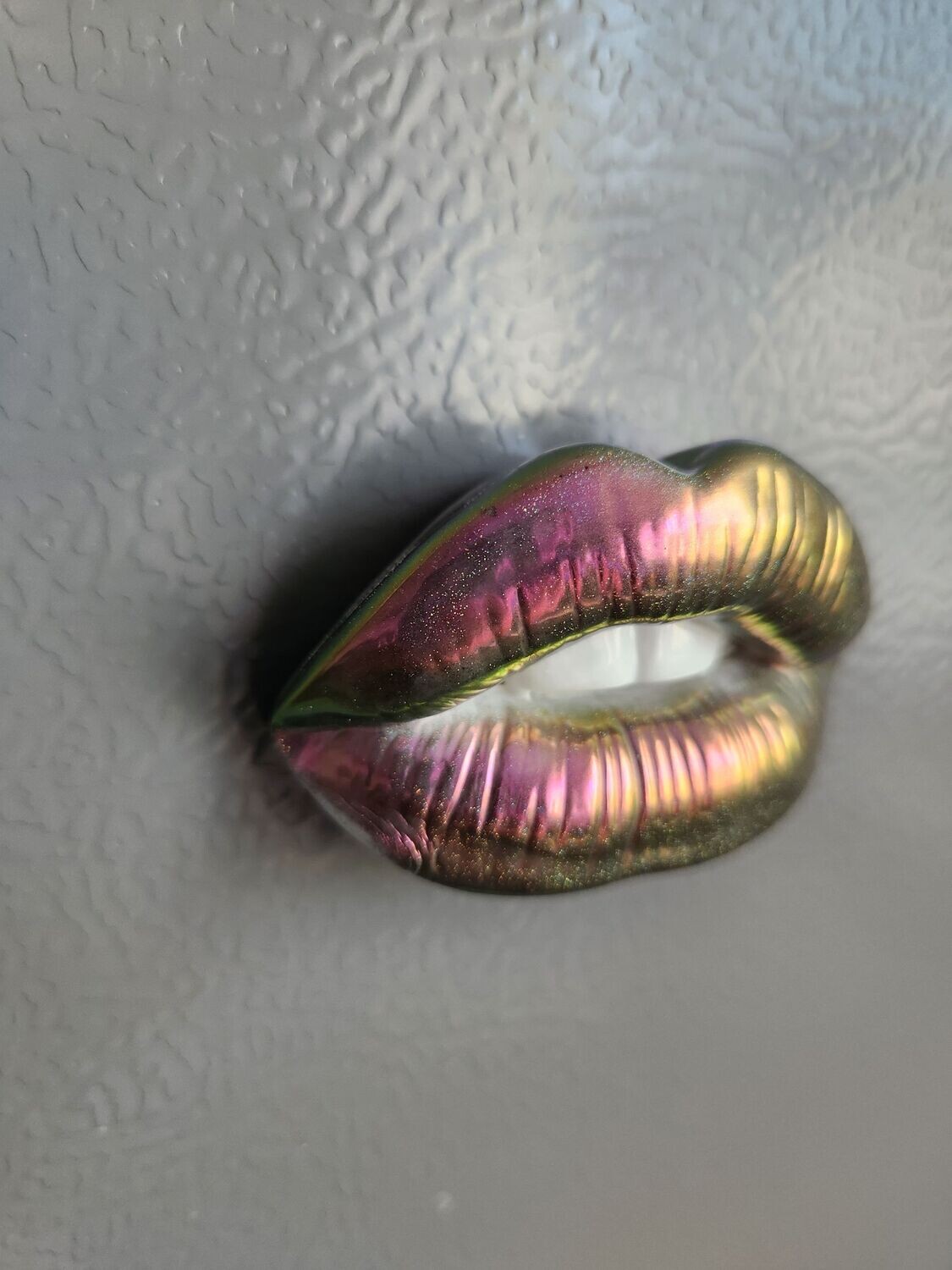 Magnet bouche caméléon