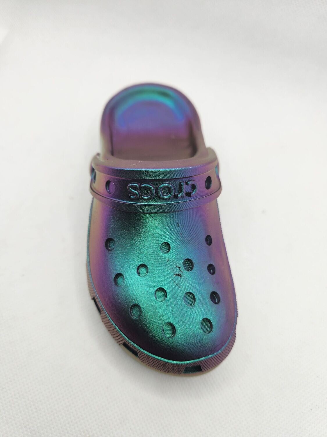 Crocs caméléon vert violet