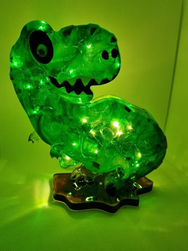 Veilleuse T-rex lumineuse personnalisée