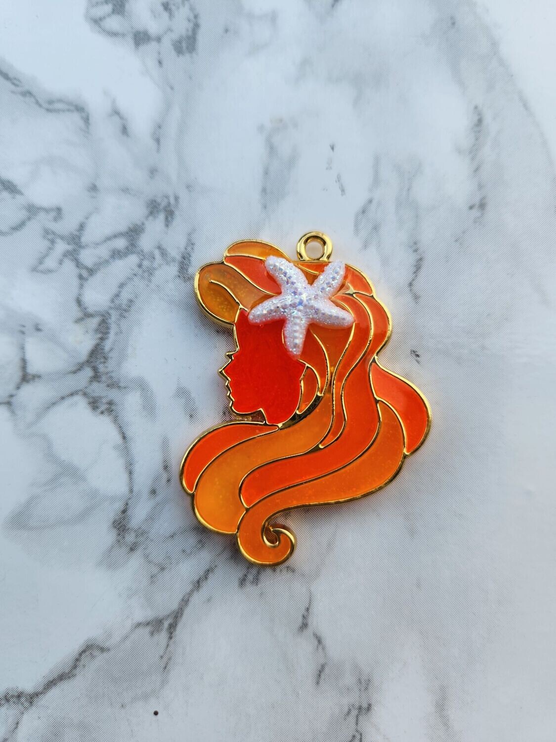 Pendentif petite sirène double face