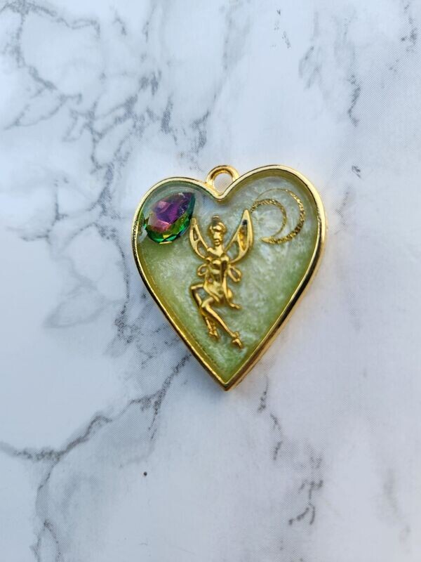 Pendentif coeur fée