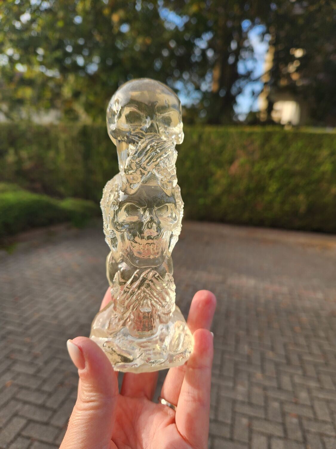 Totem skull translucide