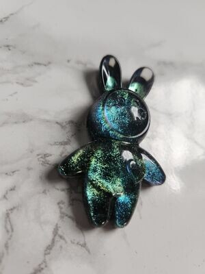 Lapin galaxie turquoise #2