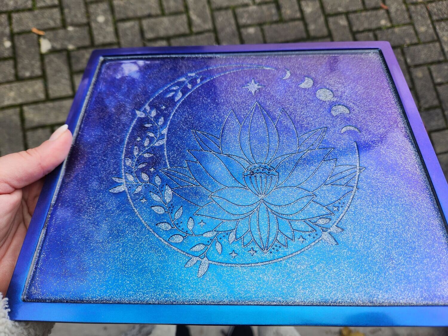 Plateau lotus personnalisé
