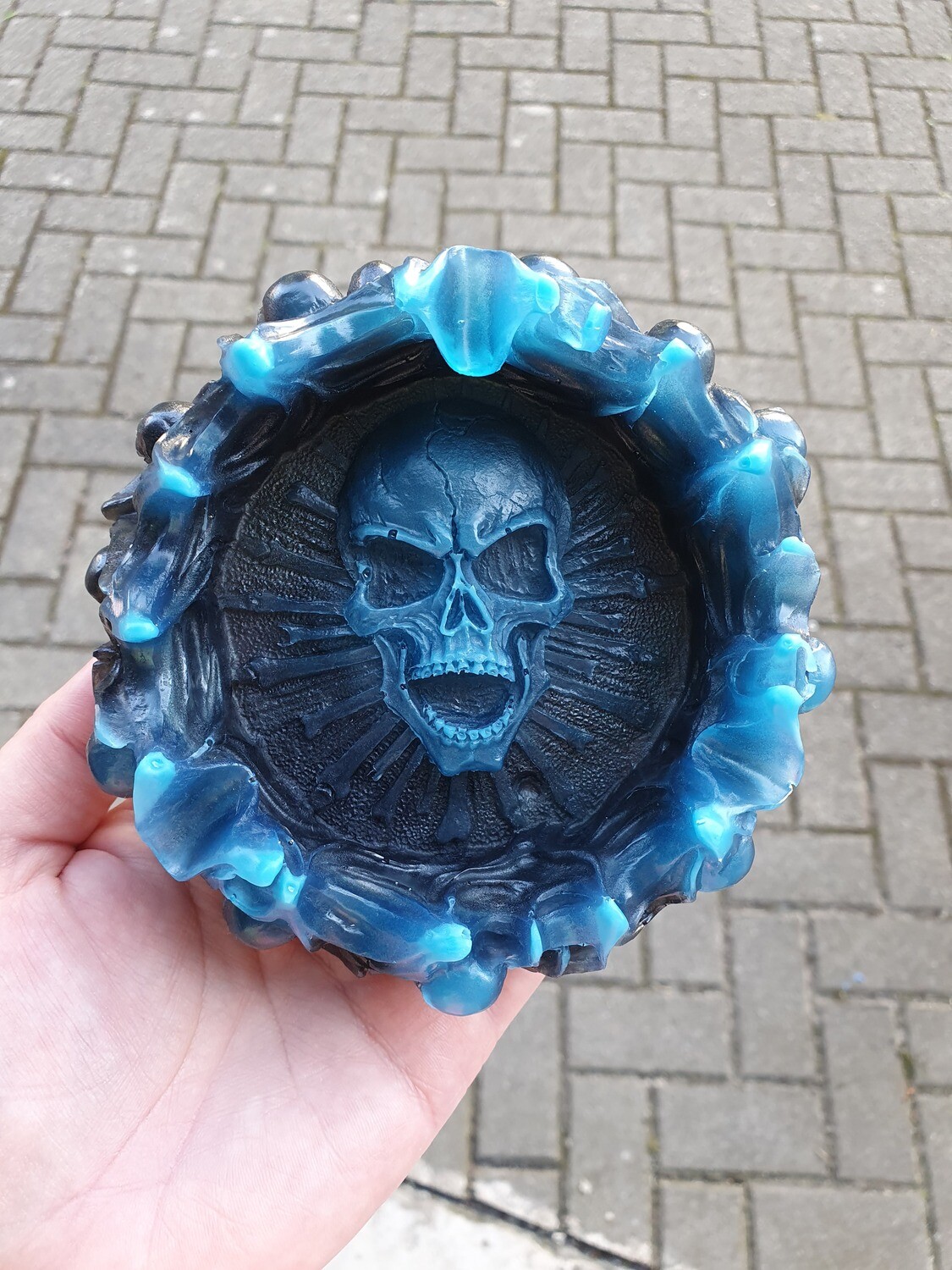 Cendrier skull personnalisé